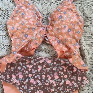 P2F Power 2 the Flower Altar'd State One Piece Swimsuit Womens Small NWT